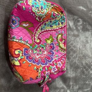Vera Bradley Large Cosmetic Bag in Pink Swirls
